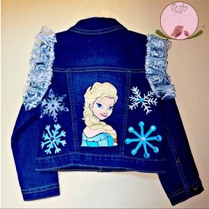 Frozen custom Denim Jacket